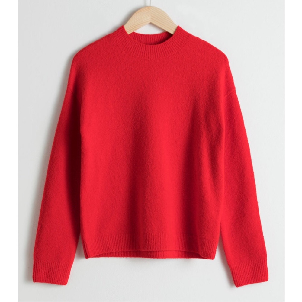 & Other Stories Red Sweater